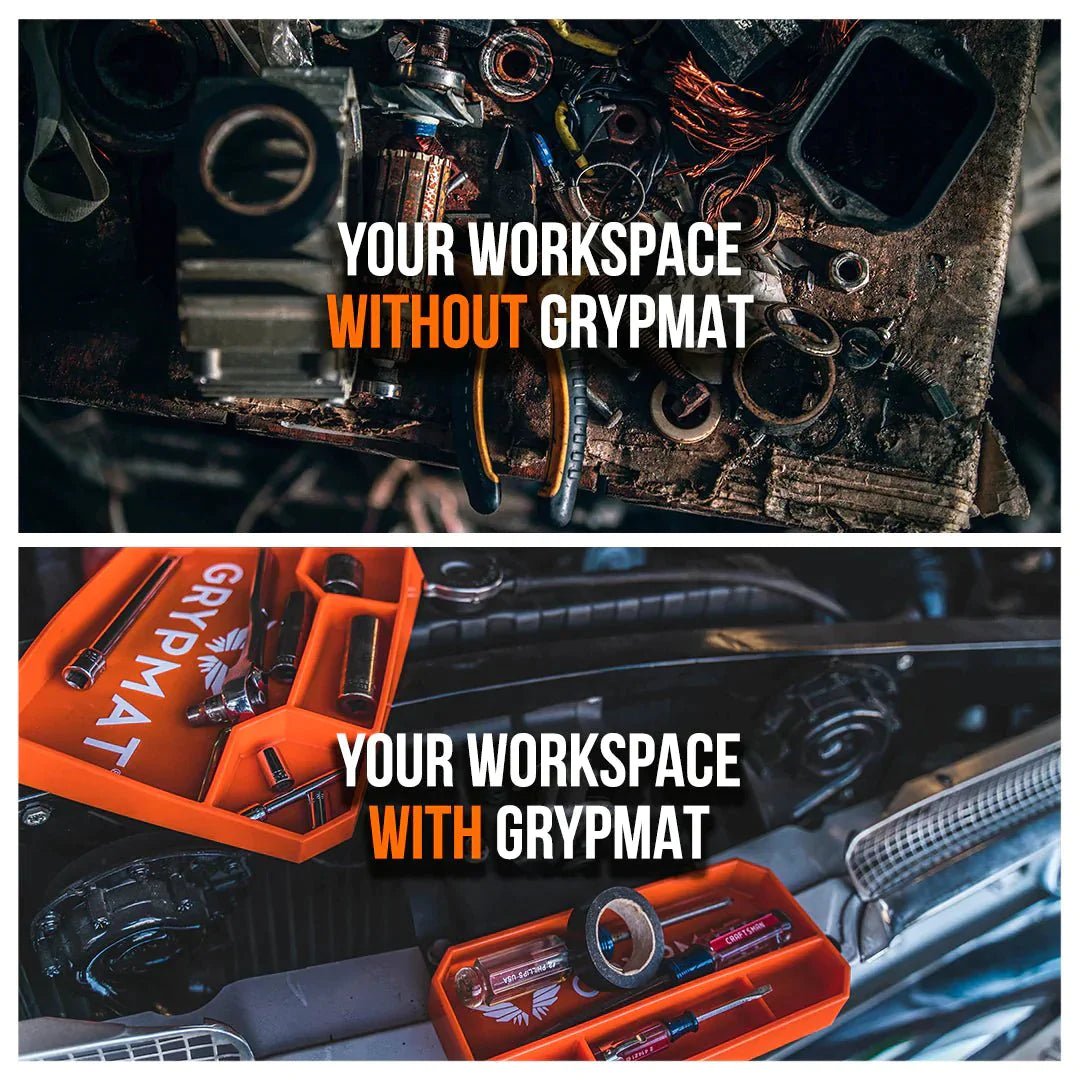Grypmat Pro - Large - Toolbox Widget USA, Grypmat, Grip mat, Tool Mat, Toolbox Widget, Tool Box Widget, Non-slip, Tool caddy, Tool tote